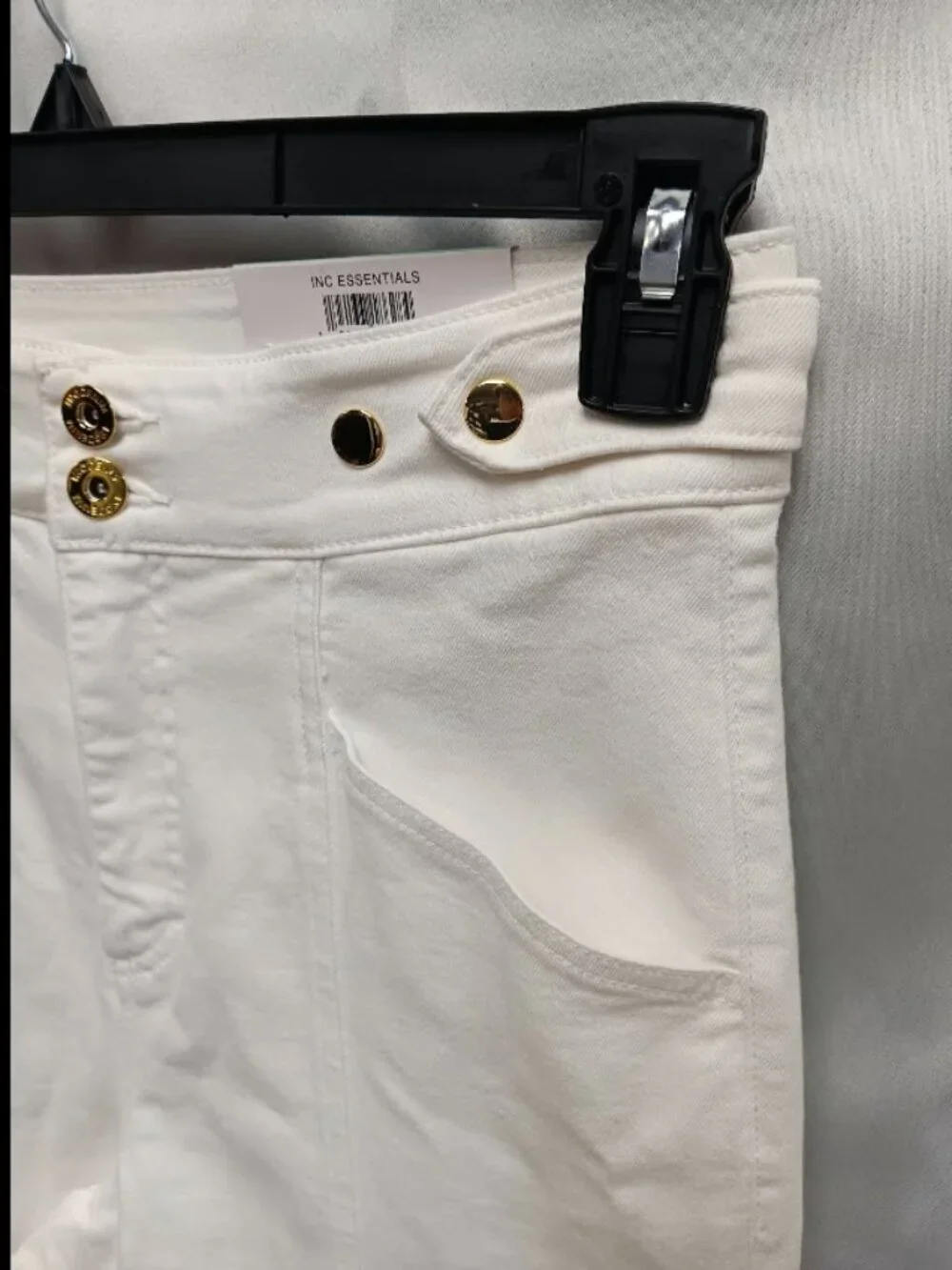 Womens White Jeans Pants INC Size 8 NWT ORG $69